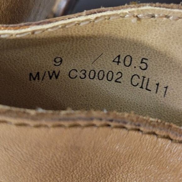 b.o.c Born Sandals Womens 9 Concept Wedge Slides Cut Out Tan Sandals Boho Casual - Picture 10 of 10